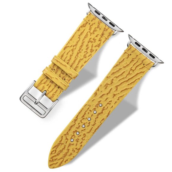 Yellow Exotic Shark Leather Watch Strap – Gift Ready